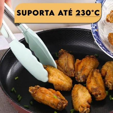 Kit Jogo 12 Peças Utensílios de Cozinha Silicone com Suporte!